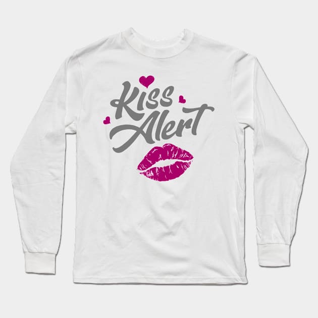 kiss lips love Long Sleeve T-Shirt by Supertrooper